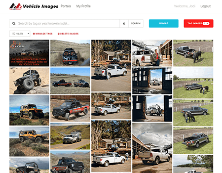 Vehicle images catalog system for The AAM Group™
