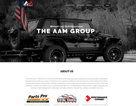 The AAM Group website
